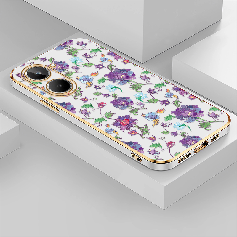 Phone Cases Luxury - Luxury Flower Pattern Phone Case For