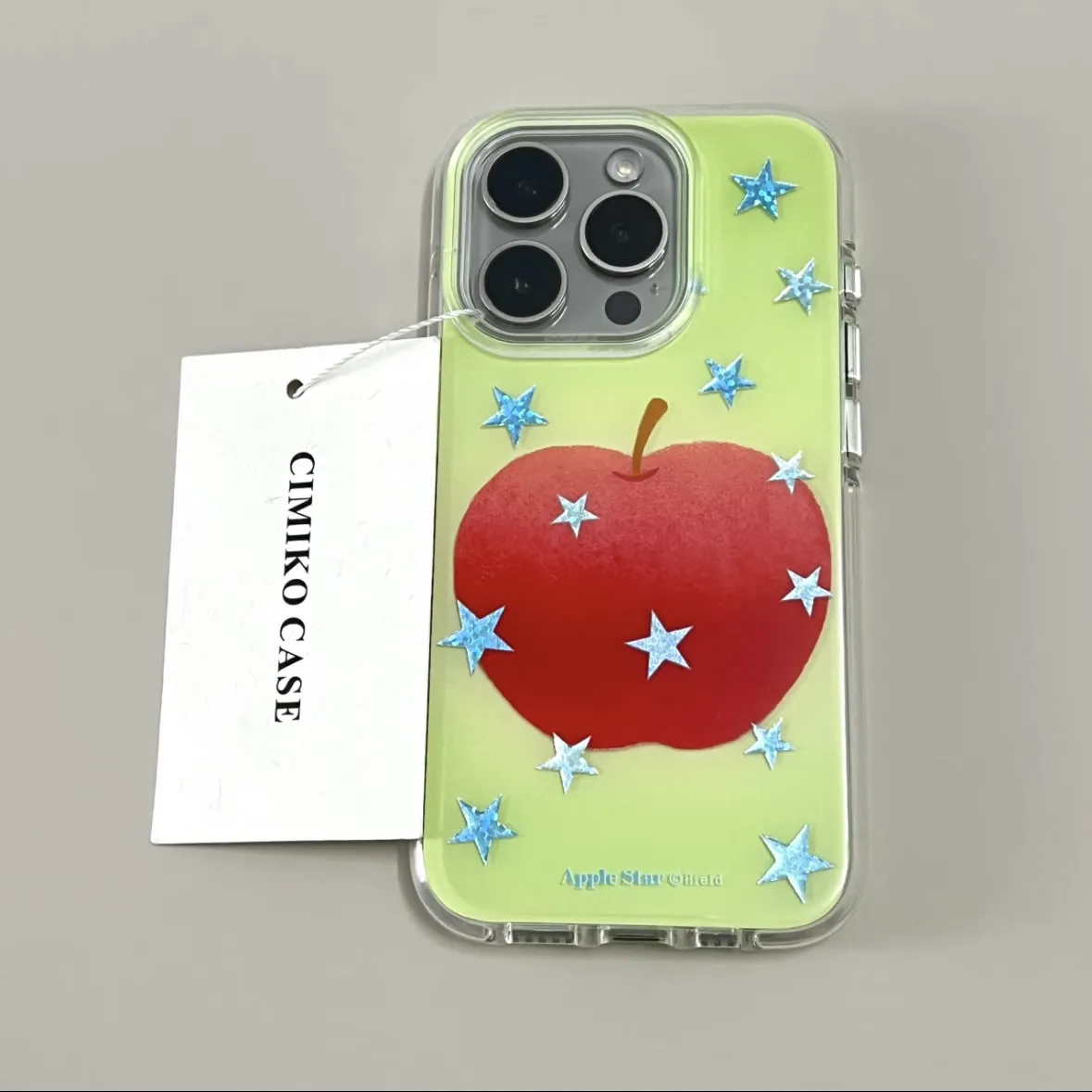 Phone Cases Y2K - Ins Blue Star Red Apple Cartoon