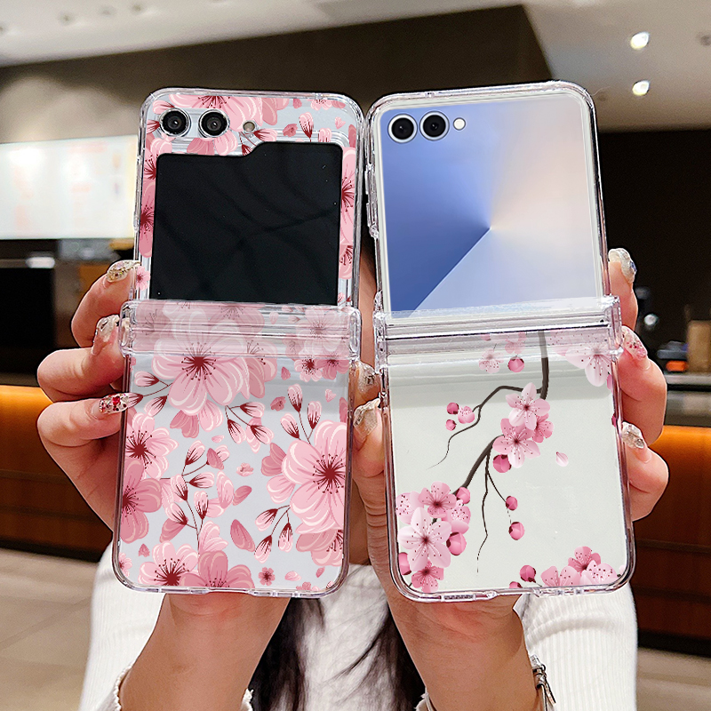 Phone Cases Pink - Pink Flower Printed Phone Case For