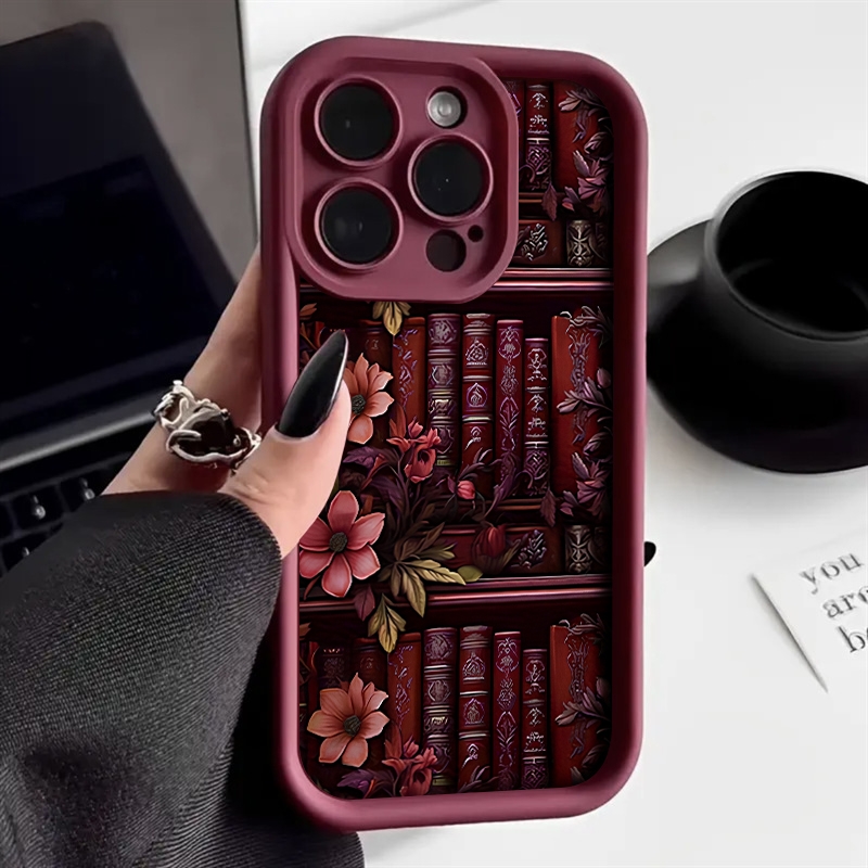 Phone Cases Online - Book Flower Trendy Pattern Phone Case