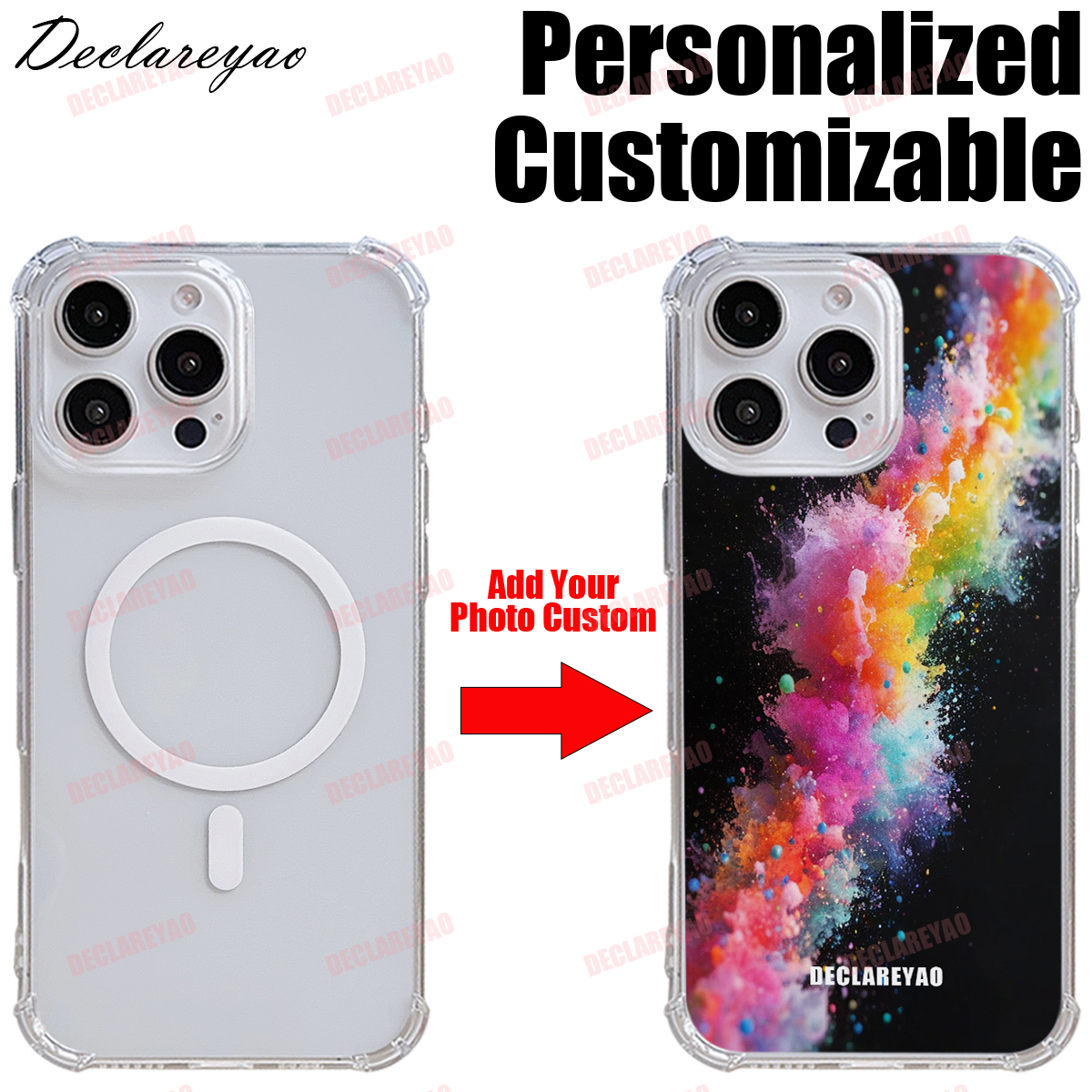 Phone Cases Customized - Personalized Customizable DIY Photos For MagSafe