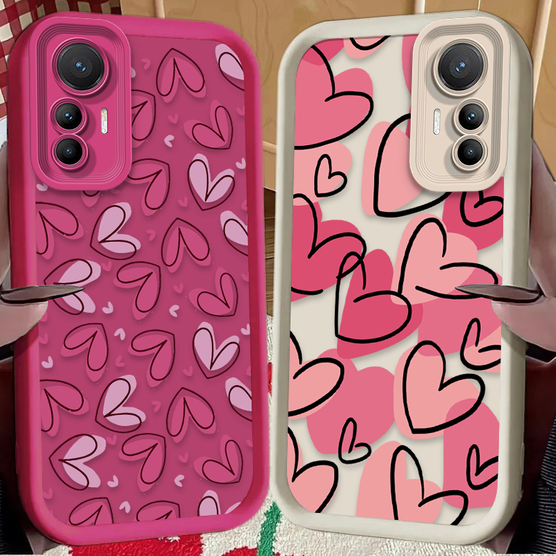 Phone Cases Pink - Cute Pink Love Heart Case for
