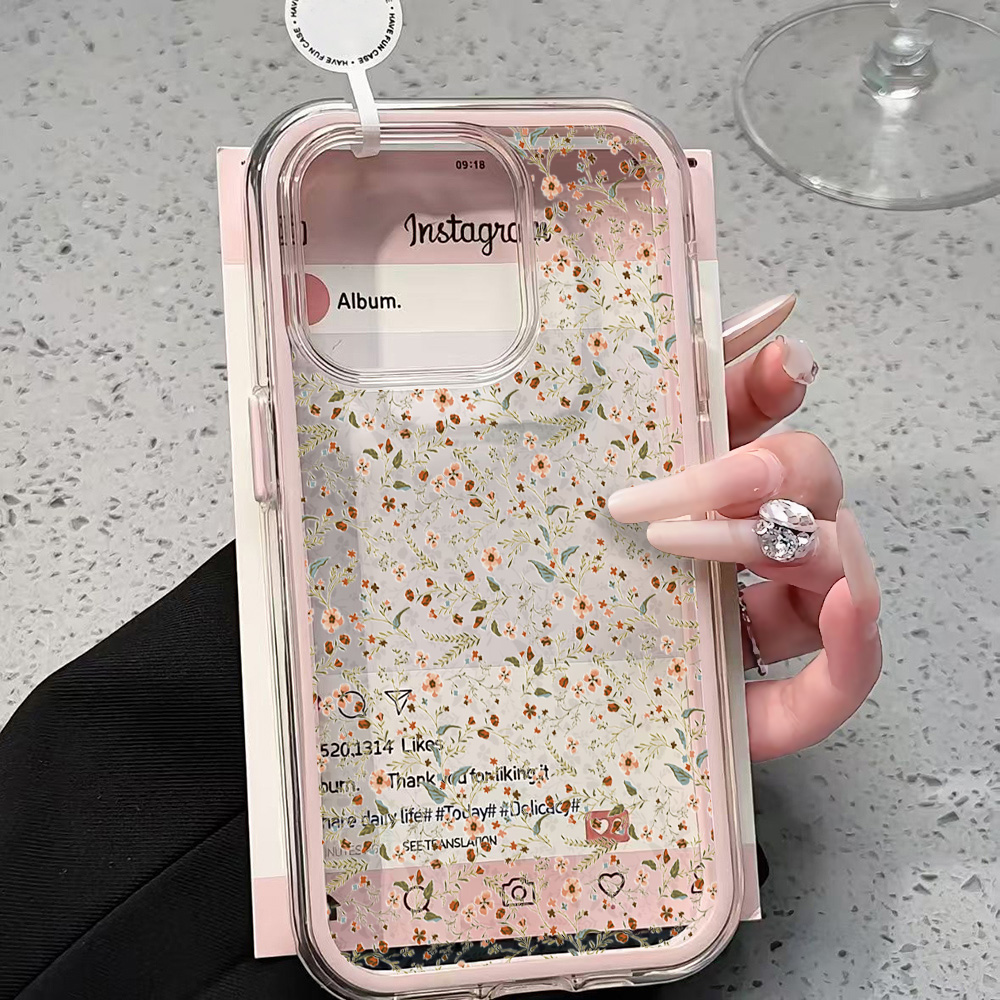 Phone Cases Online - Wildflowers Clear Phone Case For iPhone