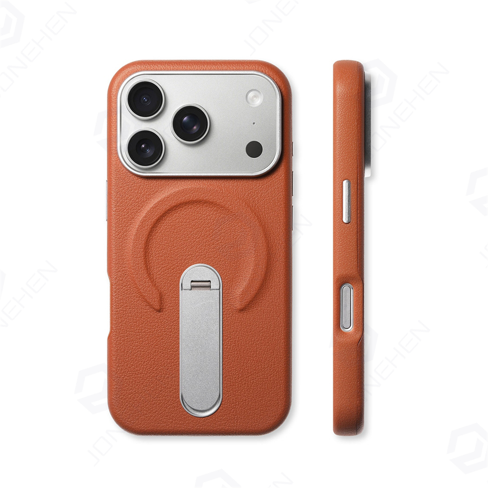 Magnetic Retro Leather Stand H - مراجعة Rugged Armor Case وسعره