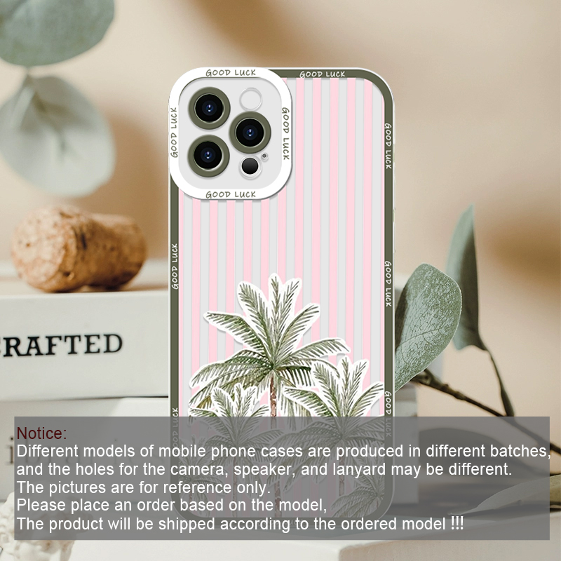 Summer Palm Coconut Tree Strip - مراجعة Phone Cases Clear وسعره
