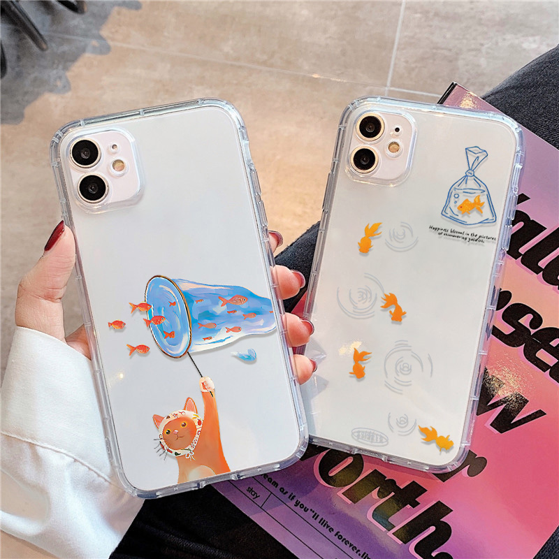 Lovely Fishes Clear Phone Case - مراجعة Phone Cases For Iphone 12 Pro Max وسعره