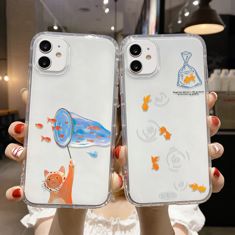 Lovely Fishes Clear Phone Case - مراجعة Phone Cases For Iphone 12 Pro Max وسعره