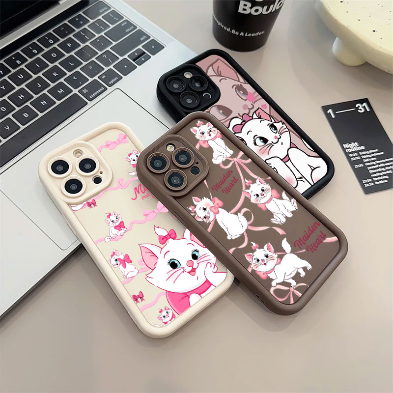 Disney Pink Marie Cute Cat Sil - مراجعة Phone Cases Pink وسعره