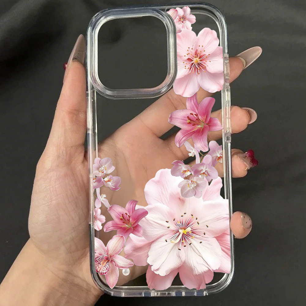 Pink Lily Flower Phone Case Fo - مراجعة Phone Cases Pink وسعره