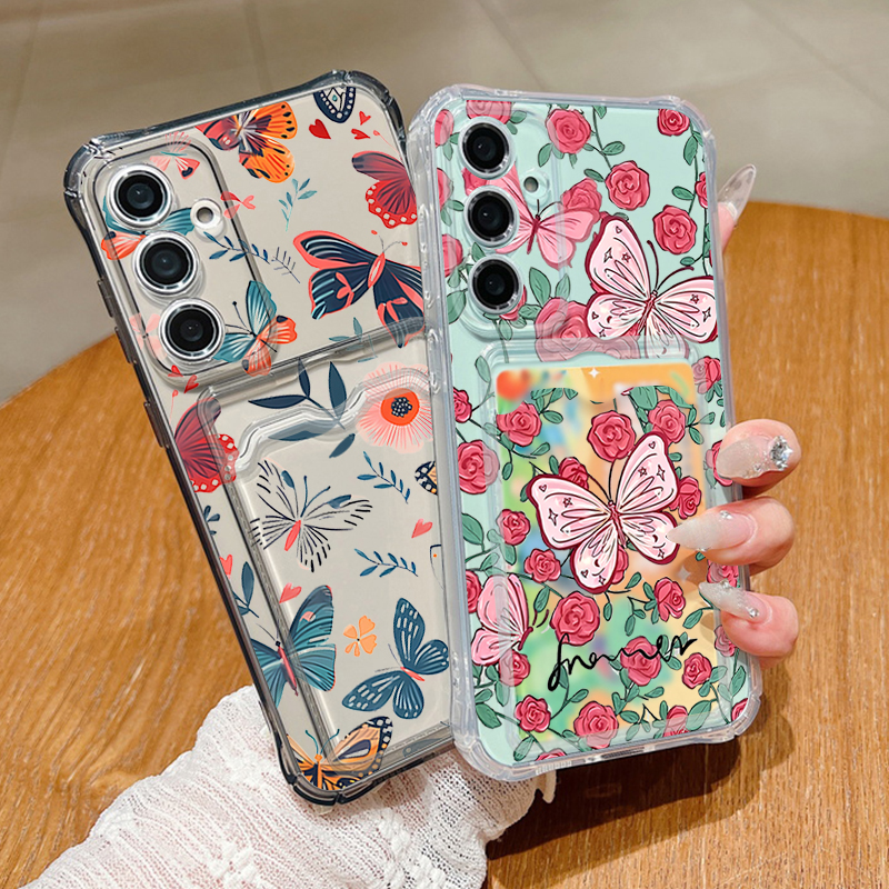 Flower Butterfly Pattern Clear - مراجعة Phone Cases Clear وسعره