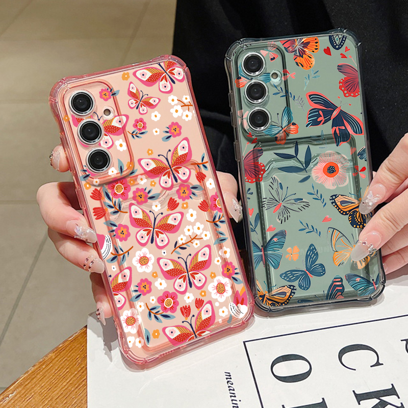 Flower Butterfly Pattern Clear - مراجعة Phone Cases Clear وسعره