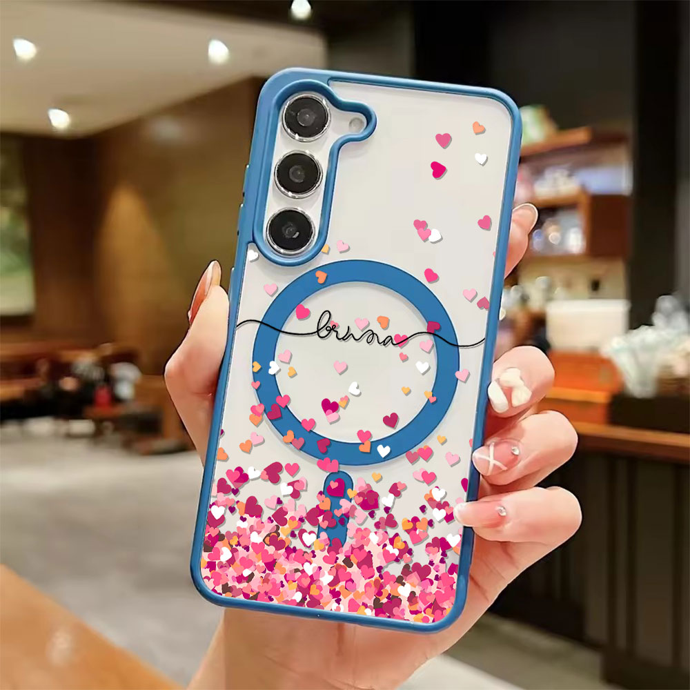 Pink Heart Print Phone Case Fo - مراجعة Phone Cases Pink وسعره