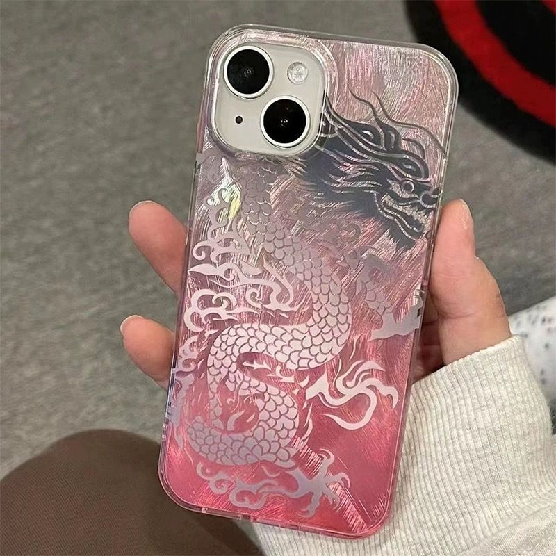 Pink Gradient Chinese Loong Pa - مراجعة Phone Cases Pink وسعره