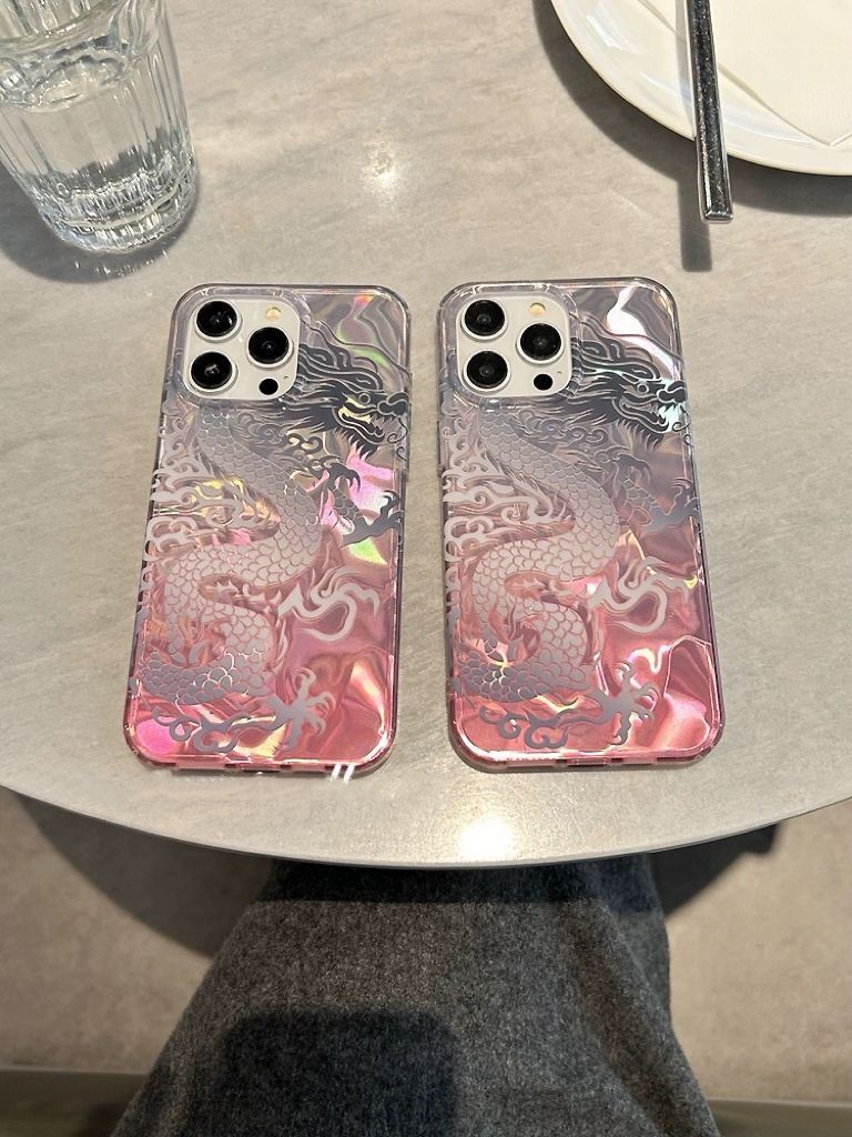 Pink Gradient Chinese Loong Pa - مراجعة Phone Cases Pink وسعره