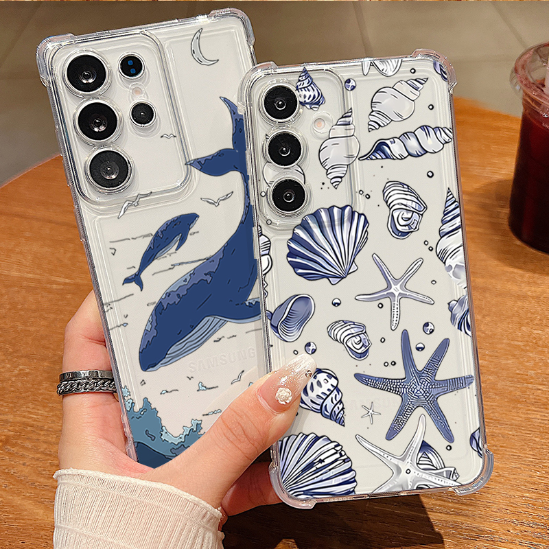 Whale Turtle Pattern Clear Pho - مراجعة Phone Cases Clear وسعره