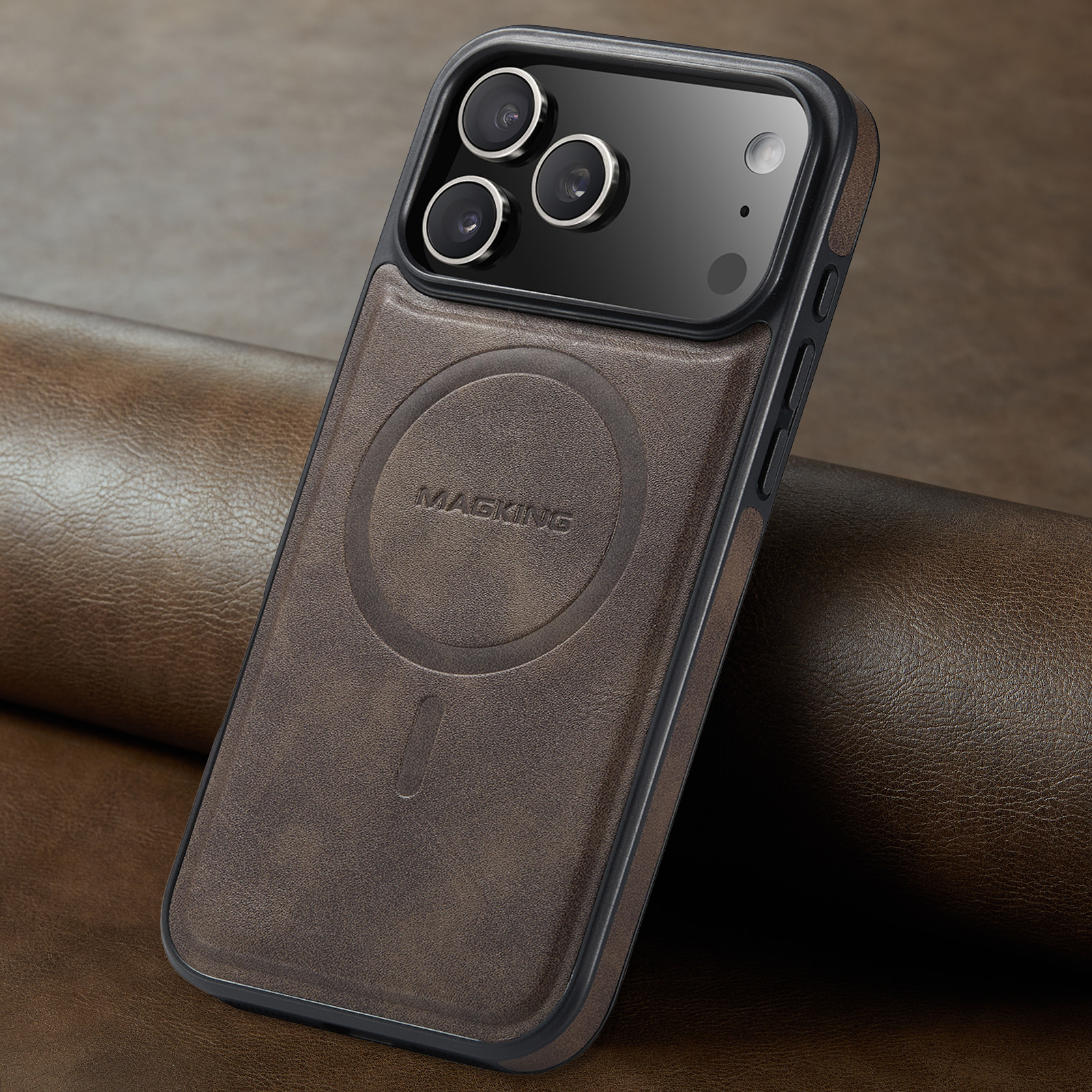 Leather Brand Magnetic Chargin - مراجعة Phone Cases Brand وسعره