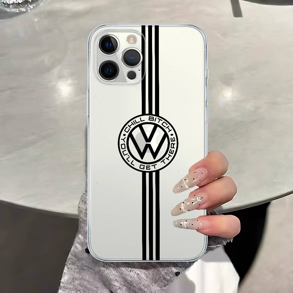 V-olks-wagen VW Car Transparen - مراجعة Phone Cases Louis Vuitton وسعره