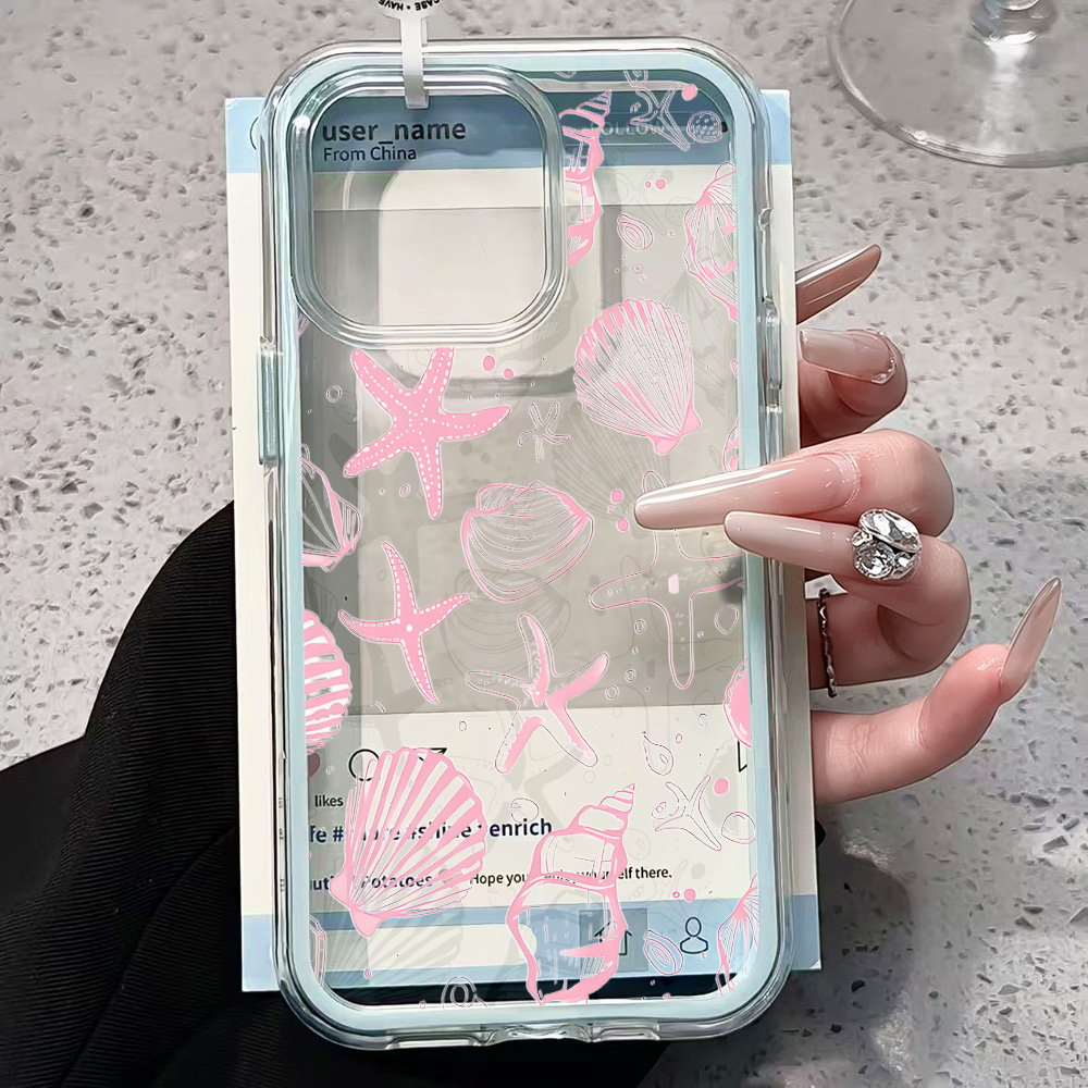 Summer Pink Seashell Clear Pho - مراجعة Phone Cases Pink وسعره