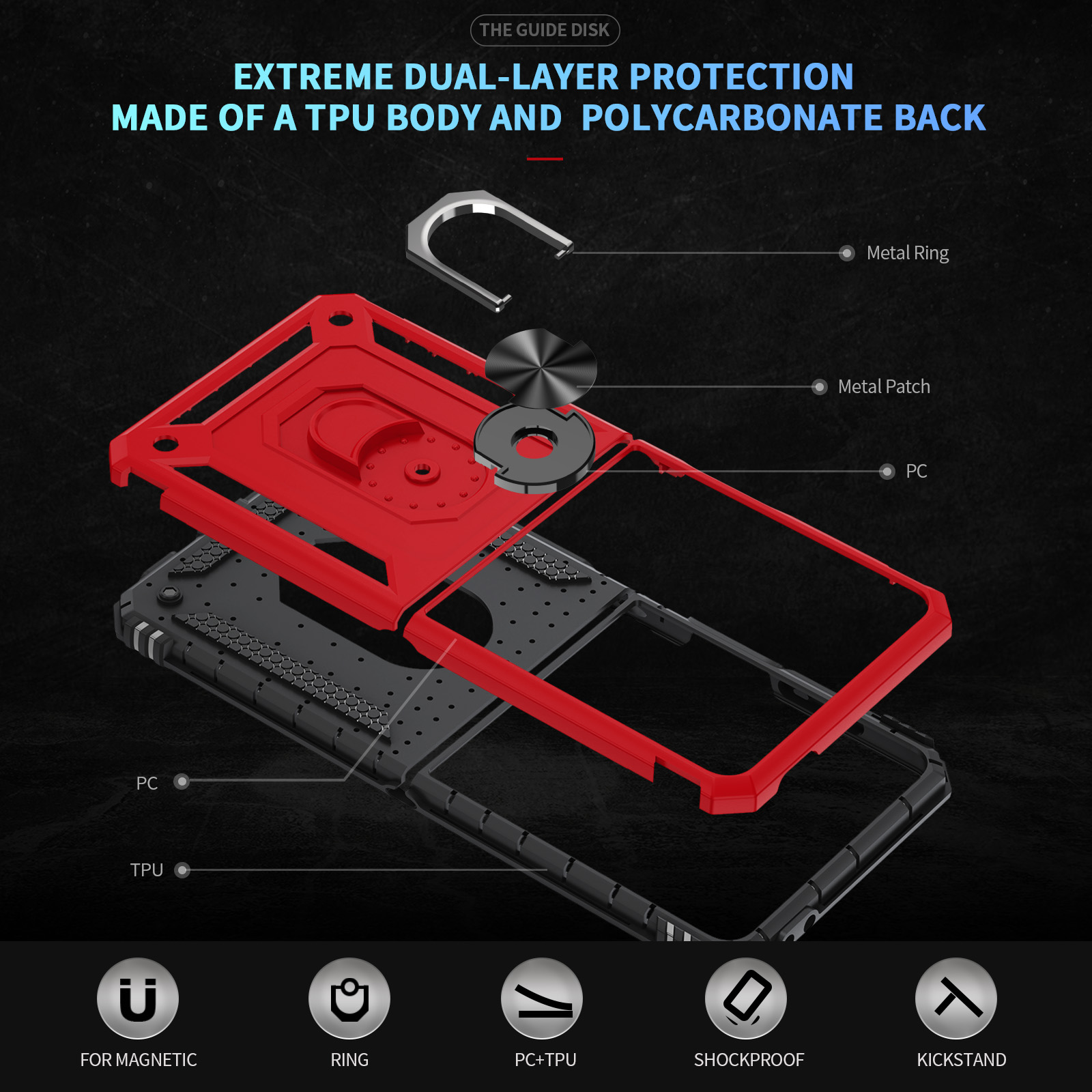 Military-grade Shockproof Phon - مراجعة Rugged Armor Case وسعره