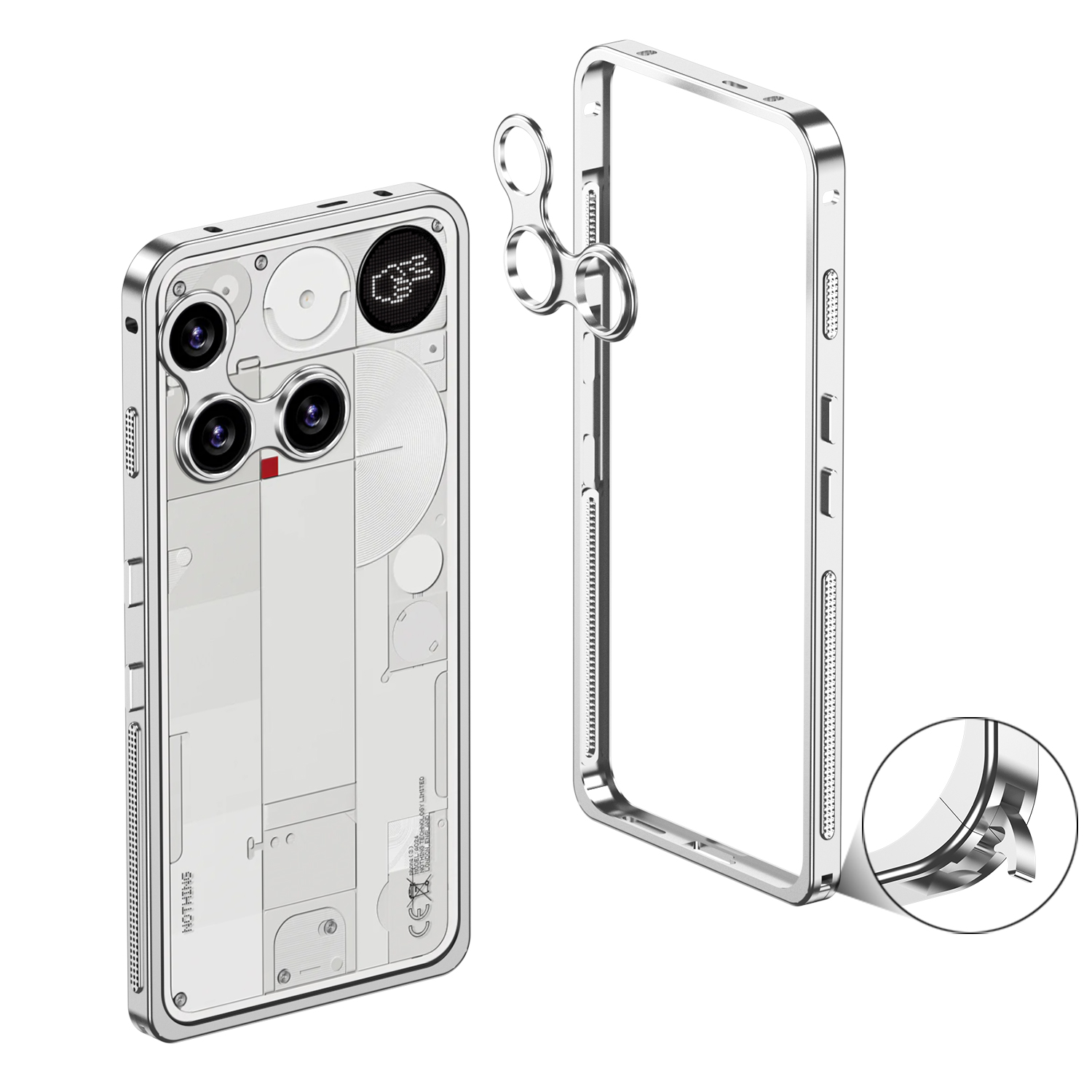 Aluminum Alloy Frame Phone Cas - مراجعة Heat Dissipation Case وسعره