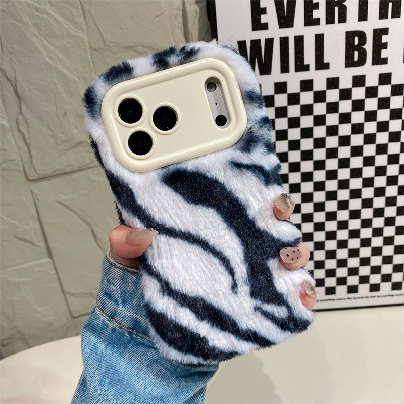 Luxury Zebra Pattern Fluffy Pl - مراجعة Phone Cases For Iphone 12 Pro Max وسعره
