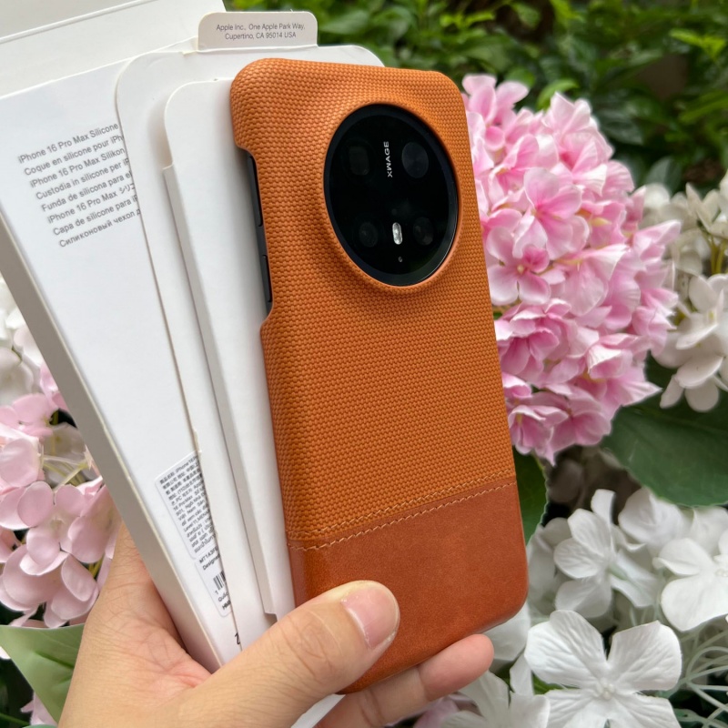 Luxury Retro Fabric Leather Ar - مراجعة Rugged Armor Case وسعره