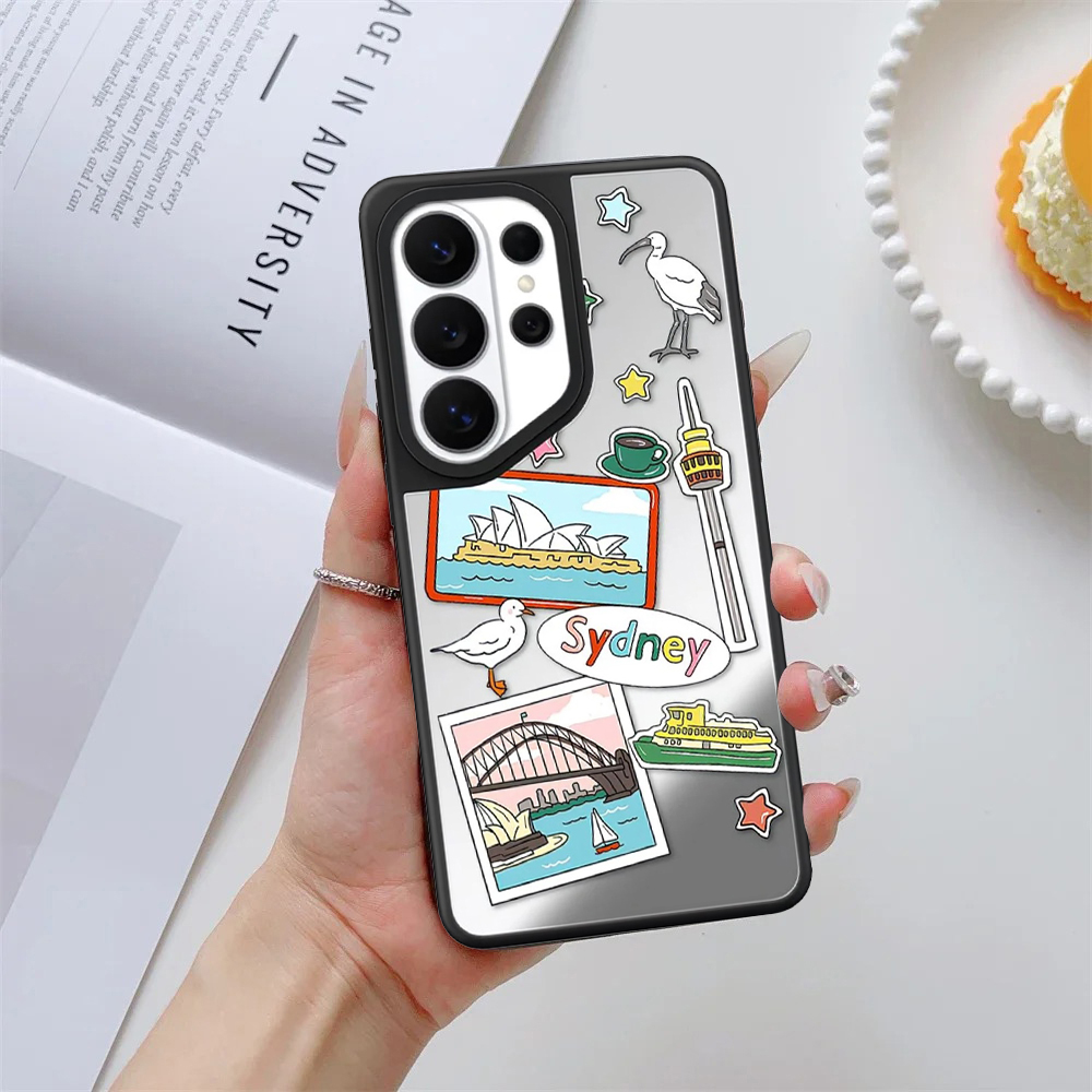 Melbourne Travel Mirror Surfac - مراجعة Phone Cases Melbourne وسعره