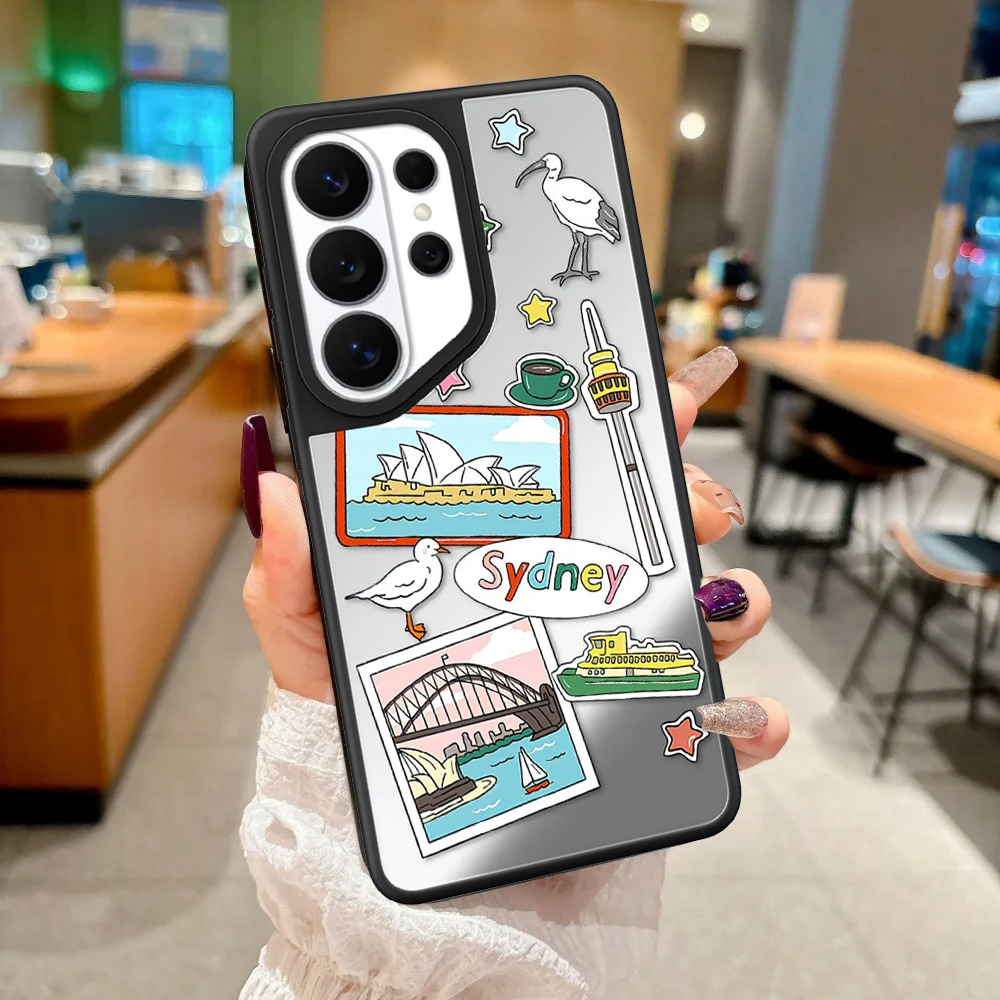 Melbourne Travel Mirror Surfac - مراجعة Phone Cases Melbourne وسعره