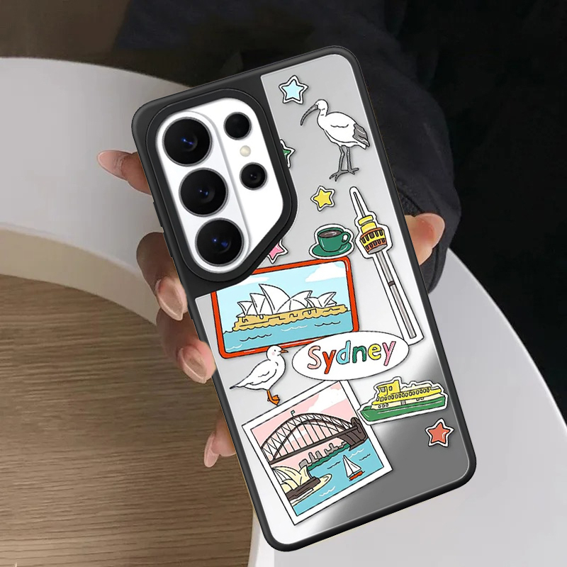 Melbourne Travel Mirror Surfac - مراجعة Phone Cases Melbourne وسعره