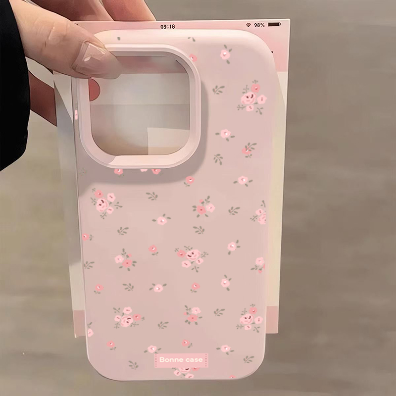 INS Korea Pink Flower Phone Ca - مراجعة Phone Cases Pink وسعره