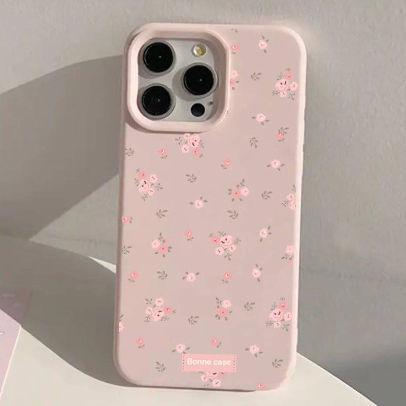 INS Korea Pink Flower Phone Ca - مراجعة Phone Cases Pink وسعره