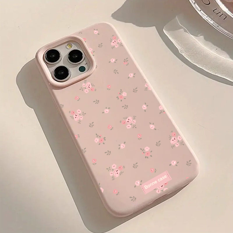 INS Korea Pink Flower Phone Ca - مراجعة Phone Cases Pink وسعره