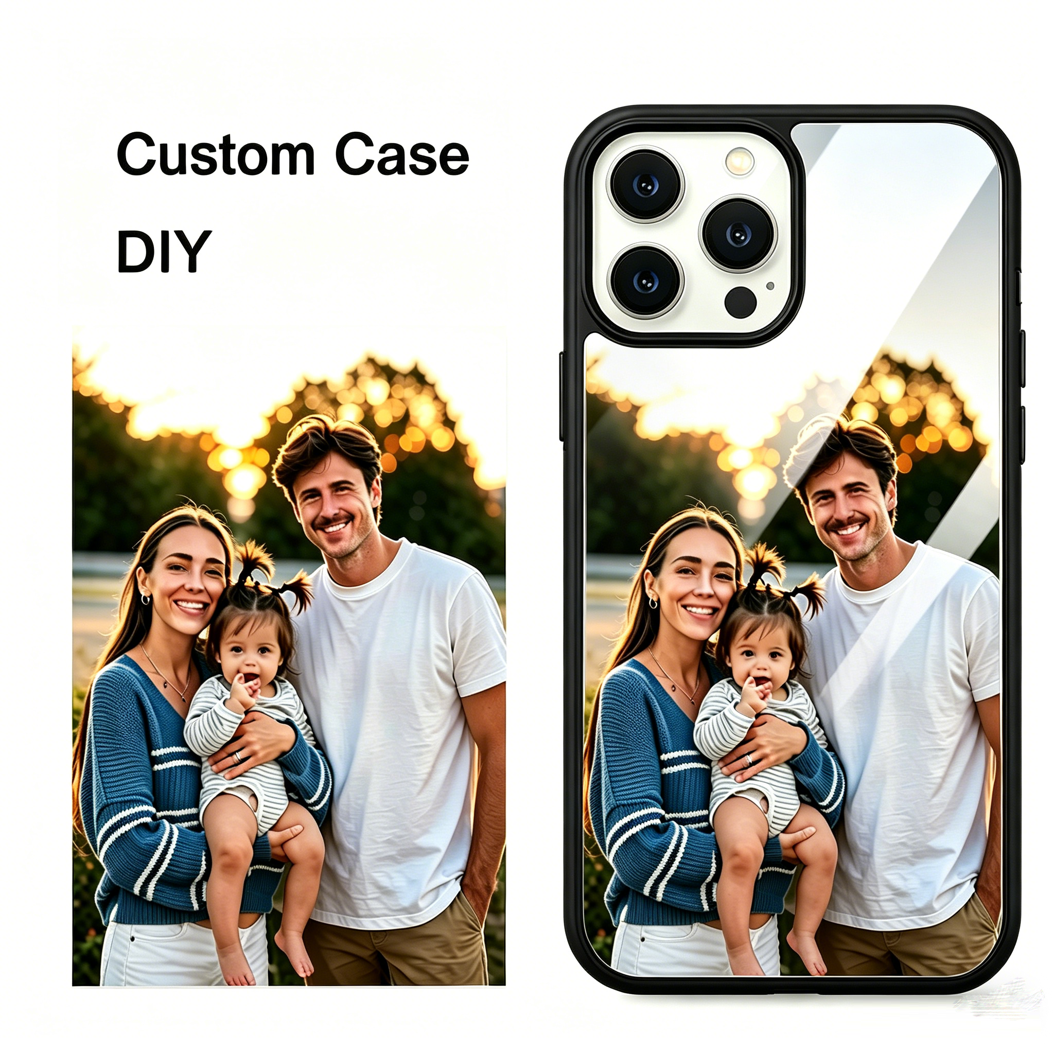 Custom Photo Mirror Glass Case - مراجعة Phone Cases Customized وسعره