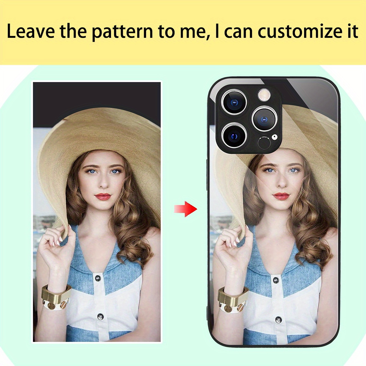 Custom Photo Mirror Glass Case - مراجعة Phone Cases Customized وسعره