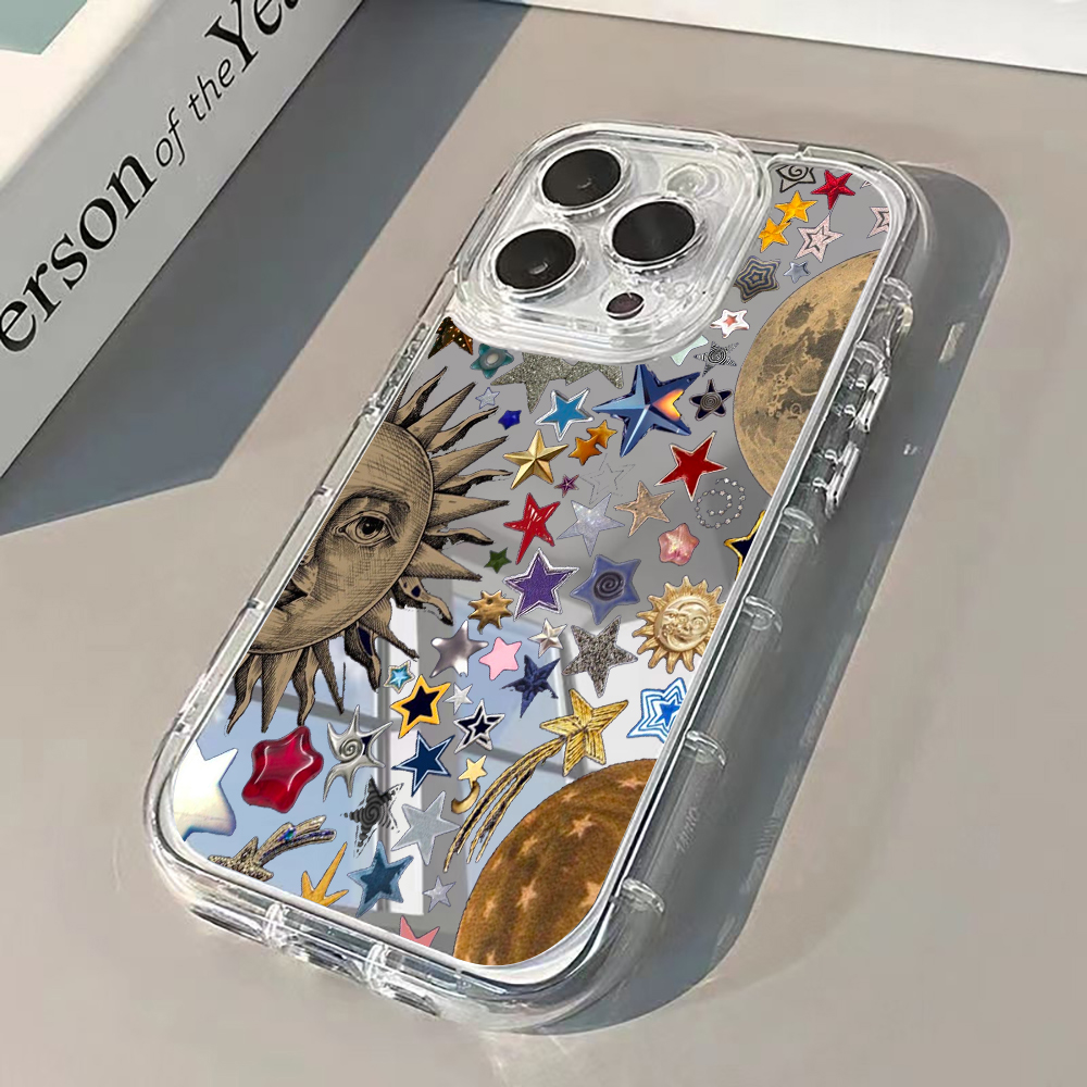 Celestial Gold Glitter Mirror  - مراجعة Phone Cases For Iphone 12 Pro Max وسعره