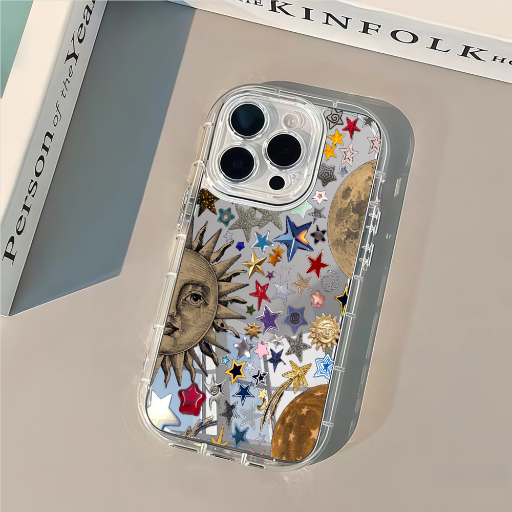 Celestial Gold Glitter Mirror  - مراجعة Phone Cases For Iphone 12 Pro Max وسعره