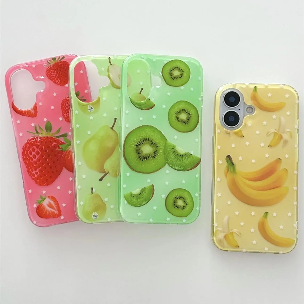 Full Screen Fruits Stars Straw - مراجعة Phone Cases Y2K وسعره