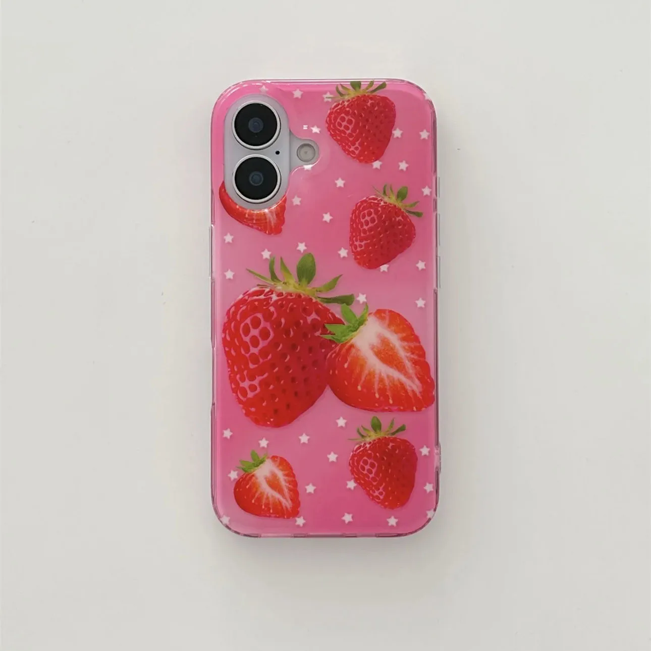 Full Screen Fruits Stars Straw - مراجعة Phone Cases Y2K وسعره