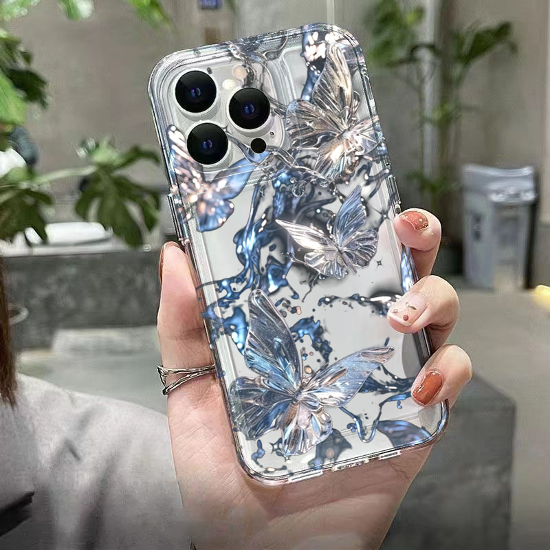 Luxury 3D Butterfly Clear Phon - مراجعة Phone Cases Luxury وسعره