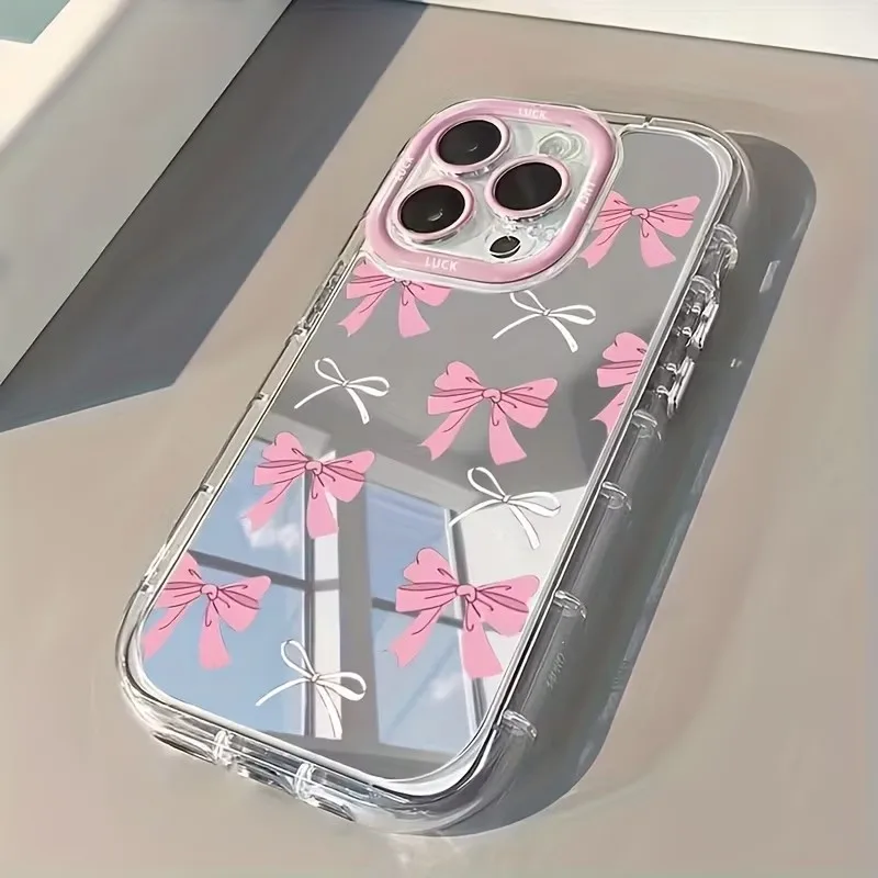 Simple Blue Pink Bow Girl Cute - مراجعة Phone Cases Pink وسعره
