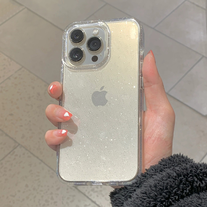 Transparent Simple Glitter Pho - مراجعة Phone Cases Y2K وسعره