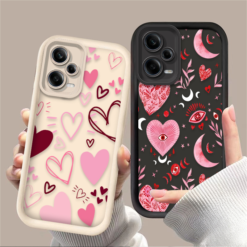 Pink Heart-shaped Phone Case f - مراجعة Phone Cases Pink وسعره