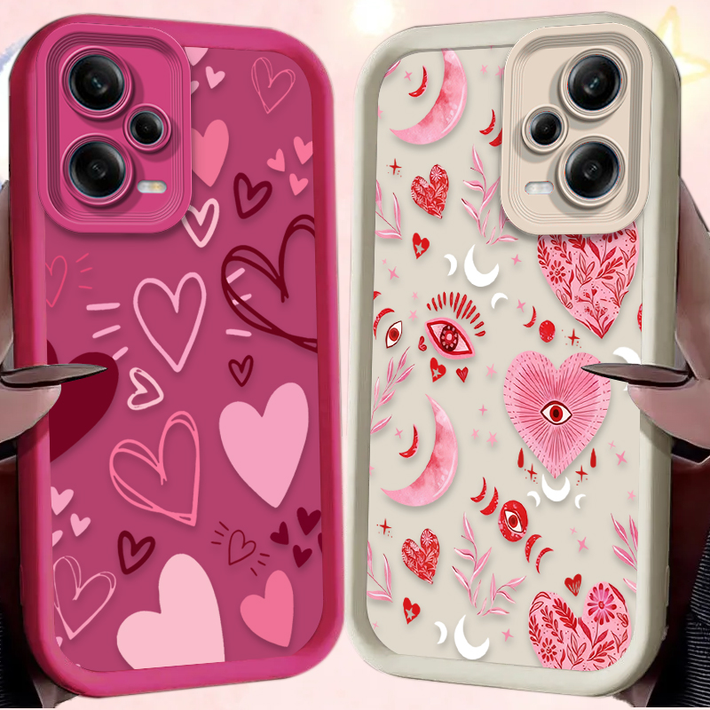 Pink Heart-shaped Phone Case f - مراجعة Phone Cases Pink وسعره