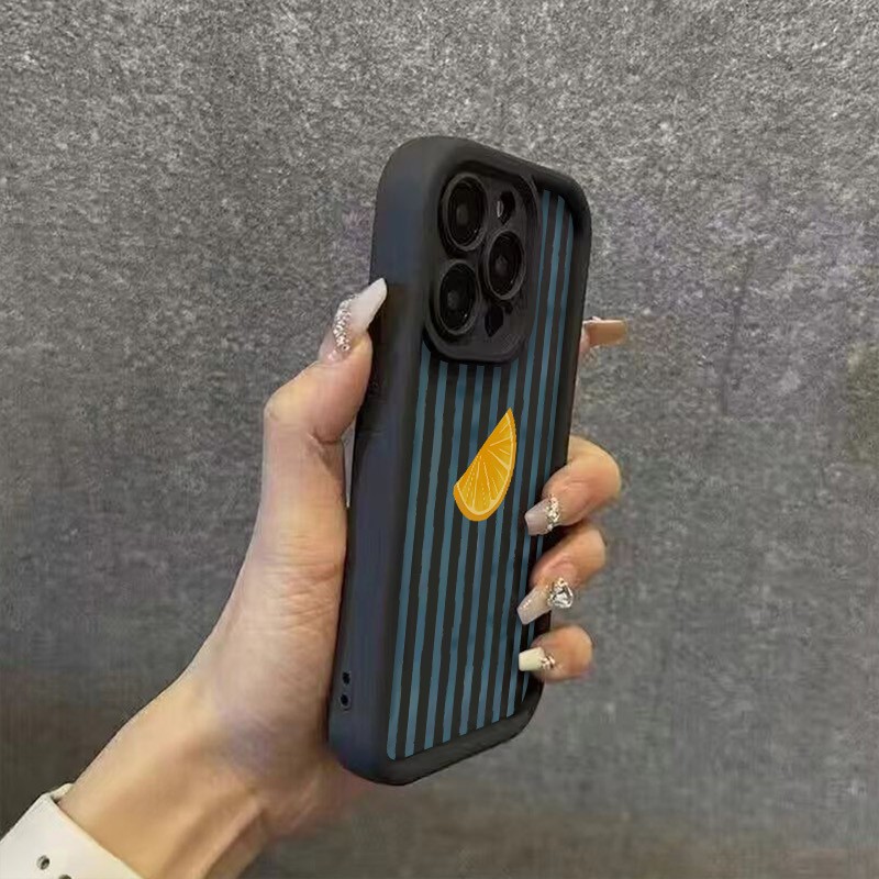 Striped Lemon Slice Pattern Ph - مراجعة Phone Cases Online وسعره