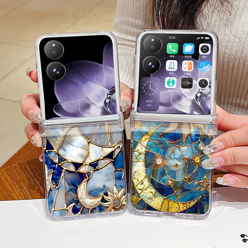 Retro Moon Star Pattern Phone  - مراجعة Phone Cases Clear وسعره
