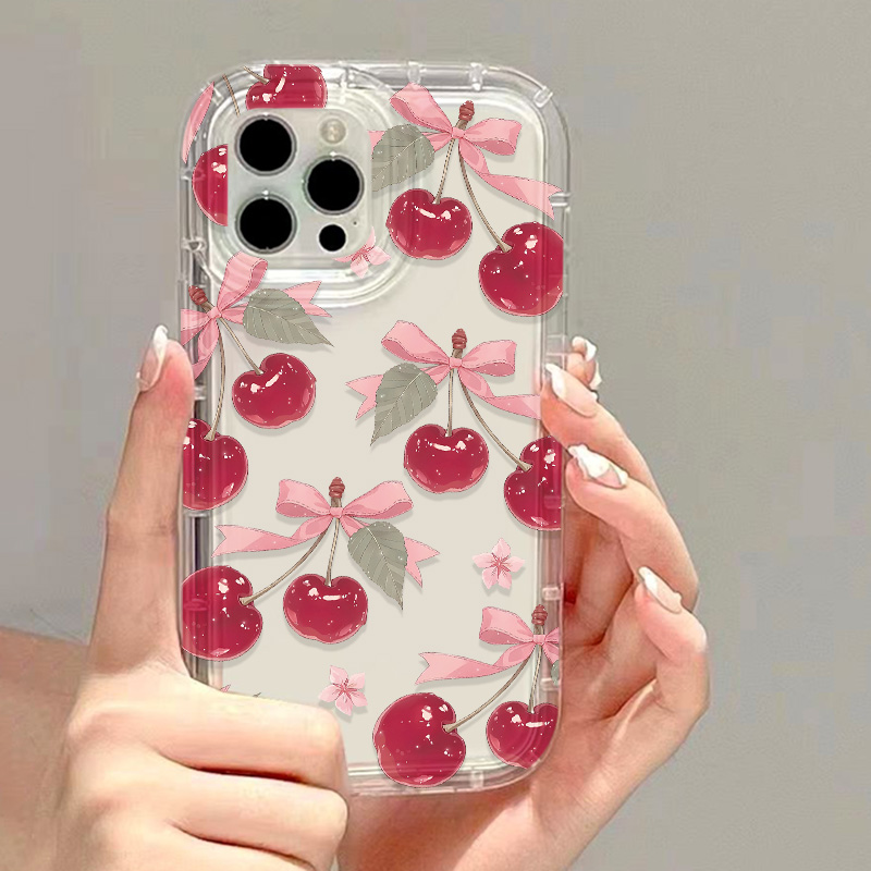 Korean Cute Cherry Bow Phone C - مراجعة Phone Cases For Iphone 12 Pro Max وسعره