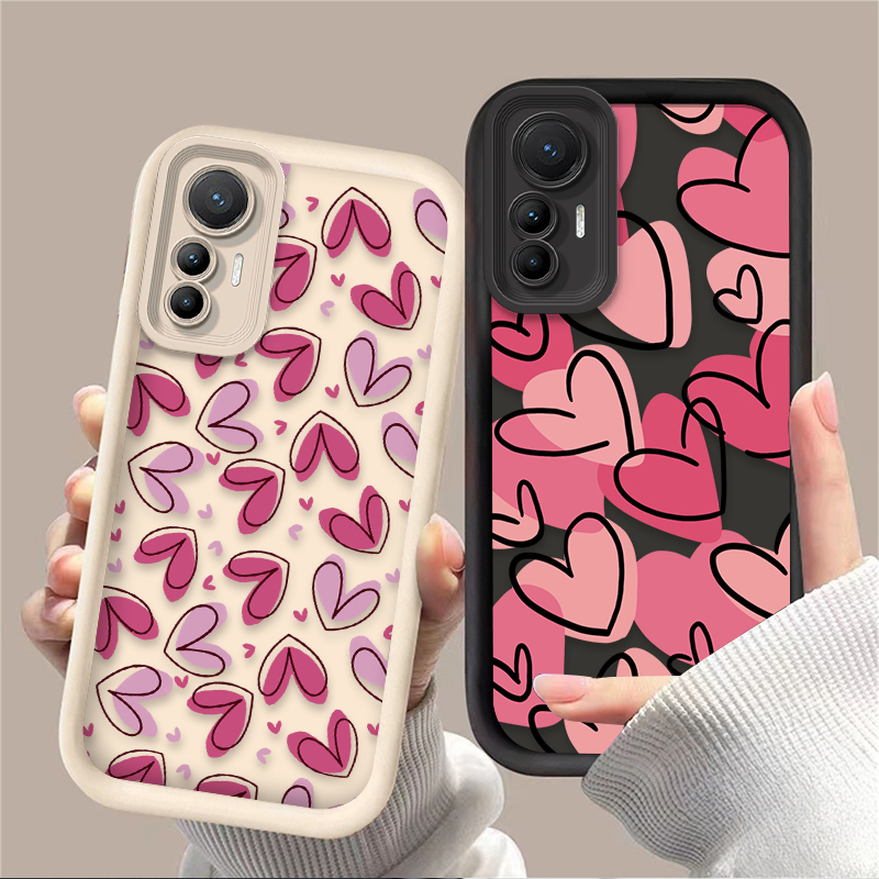 Cute Pink Love Heart Case for  - مراجعة Phone Cases Pink وسعره