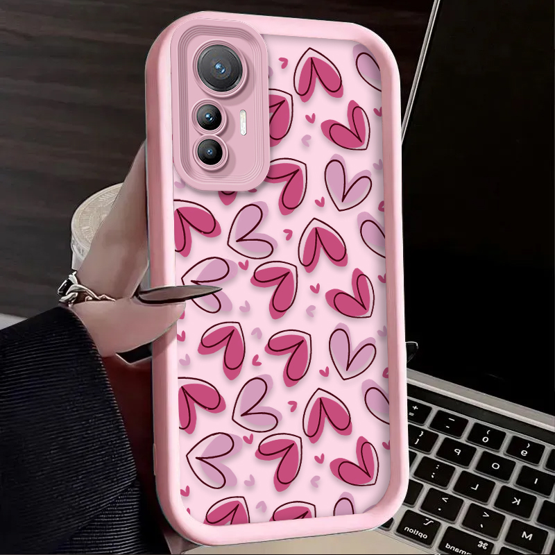 Cute Pink Love Heart Case for  - مراجعة Phone Cases Pink وسعره