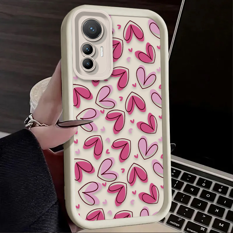 Cute Pink Love Heart Case for  - مراجعة Phone Cases Pink وسعره