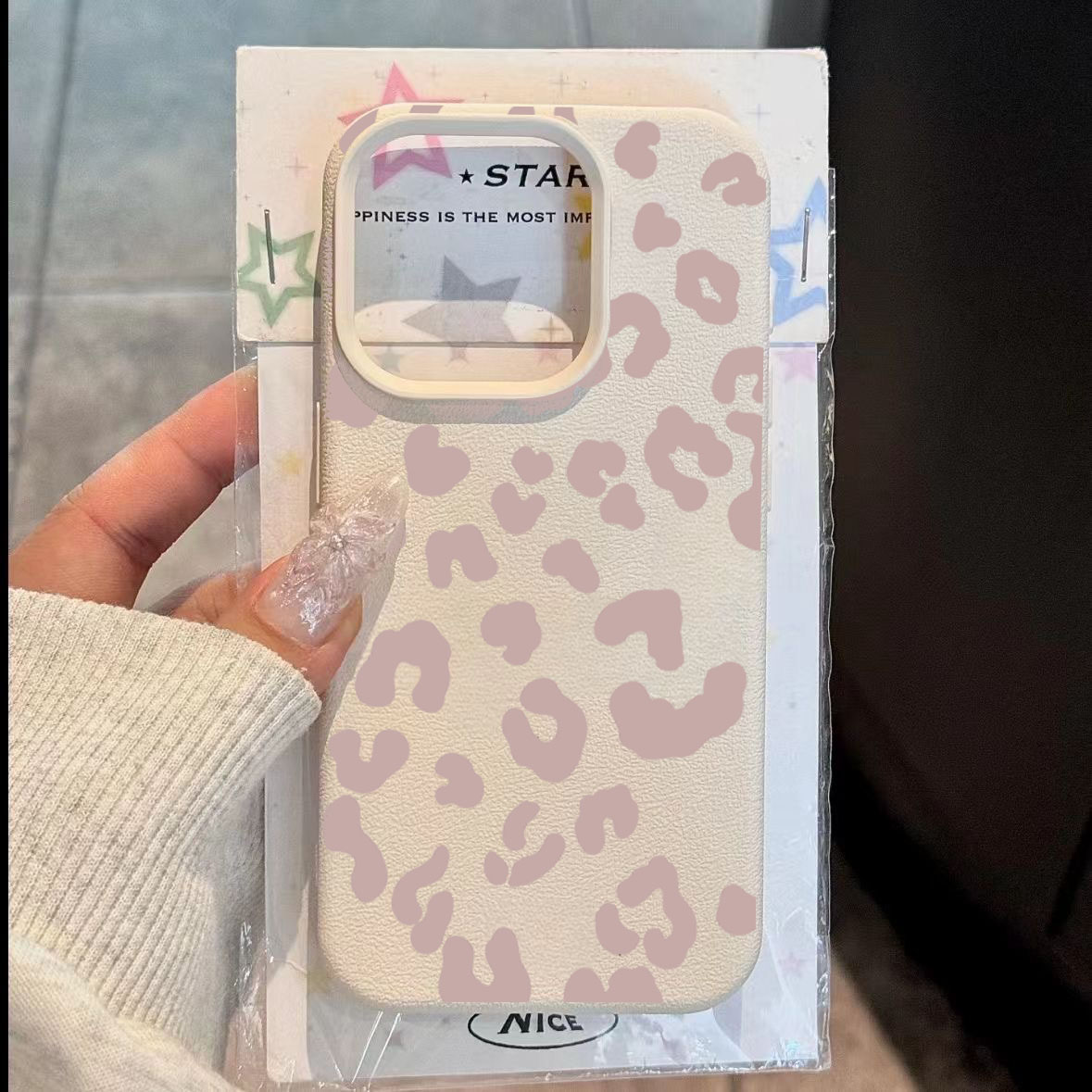 Pink Leopard Print Lichee Patt - مراجعة Phone Cases Pink وسعره